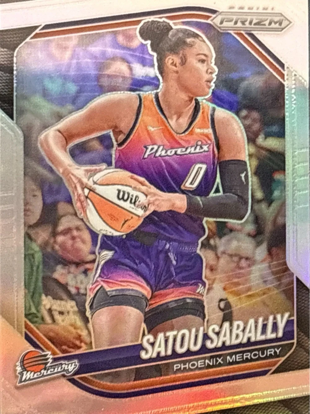Panini Prizm Phoenix Mercury Rainbow Prizm Basketball Card - Satou Sabally